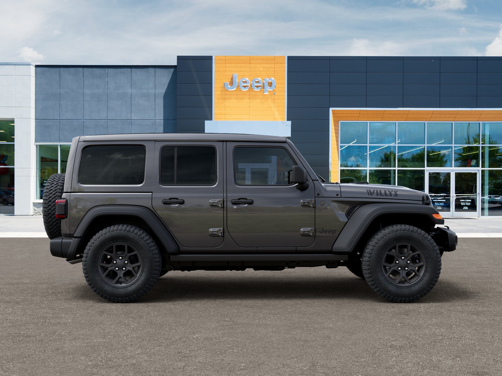 New 2026 Granite Crystal Metallic Clearcoat Jeep Willys image 47