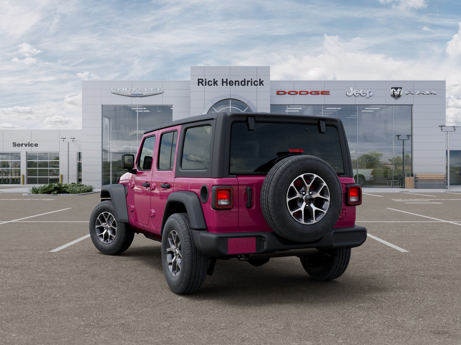 New 2026 Tuscadero Pearl-Coat Exterior Paint Jeep Sport S image 39