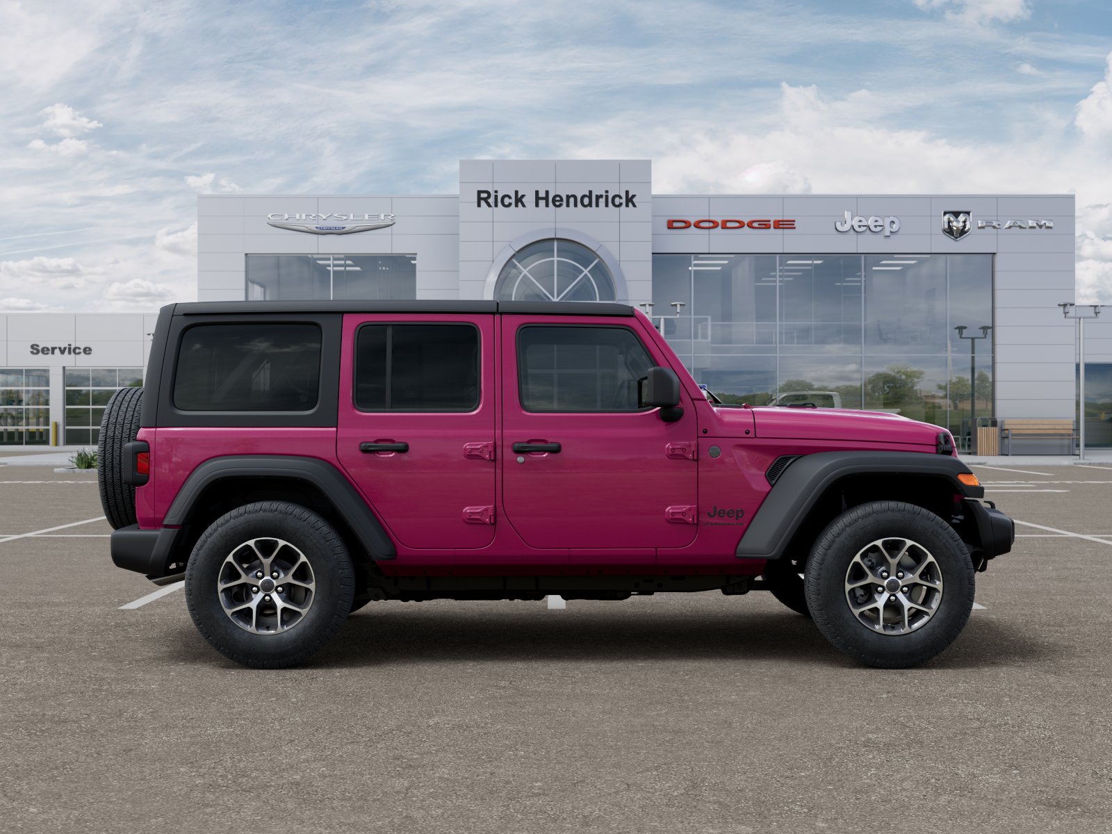 New 2026 Tuscadero Pearl-Coat Exterior Paint Jeep Sport S image 56