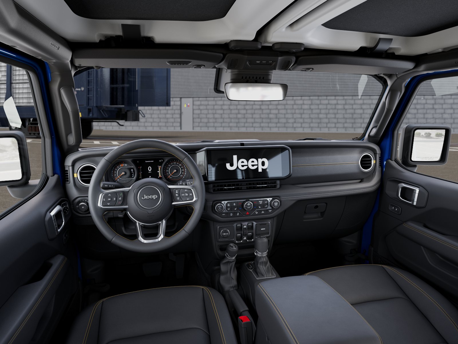 New 2026 Hydro Blue Pearl-Coat Exterior Paint Jeep Sahara image 14