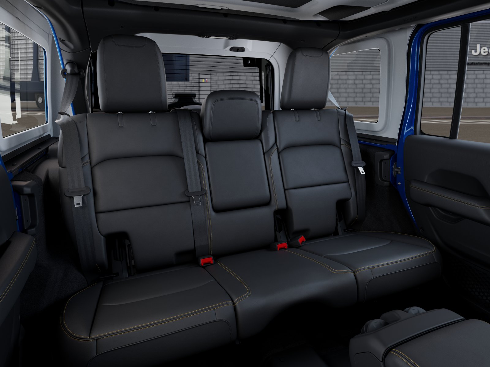 New 2026 Hydro Blue Pearl-Coat Exterior Paint Jeep Sahara image 15