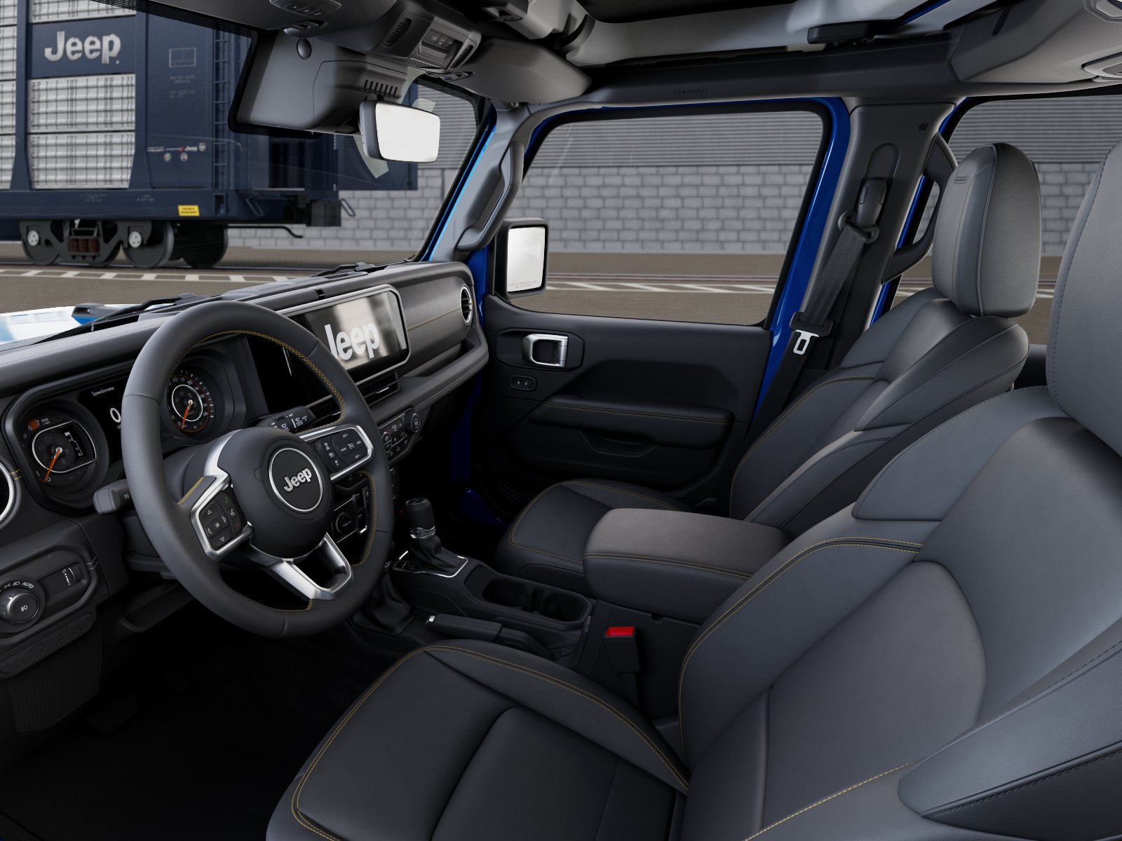 New 2026 Hydro Blue Pearl-Coat Exterior Paint Jeep Sahara image 22