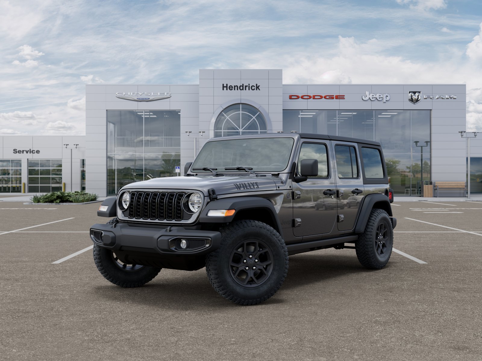 New 2026 Granite Crystal Metallic Clear-Coat Exterior Paint Jeep Willys image 35