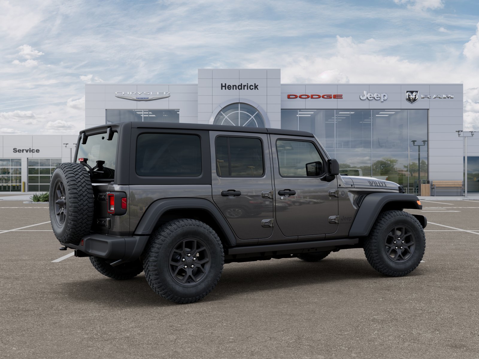 New 2026 Granite Crystal Metallic Clear-Coat Exterior Paint Jeep Willys image 38