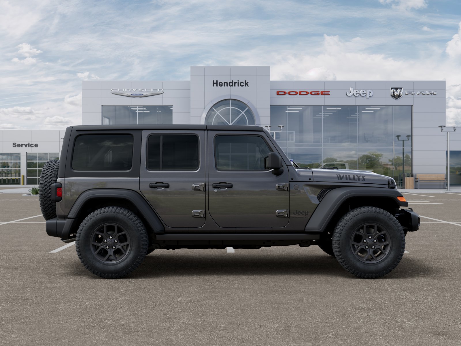 New 2026 Granite Crystal Metallic Clear-Coat Exterior Paint Jeep Willys image 55