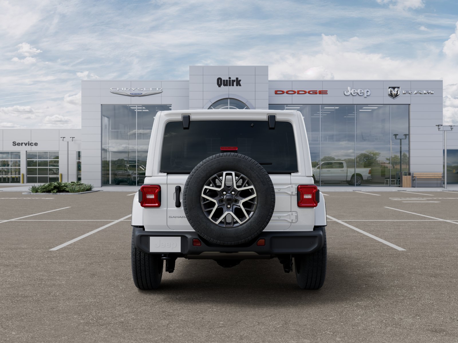 New 2026 Bright White Clearcoat Jeep Sahara image 33