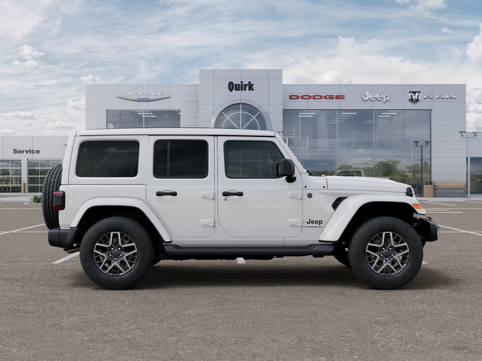 New 2026 Bright White Clearcoat Jeep Sahara image 47