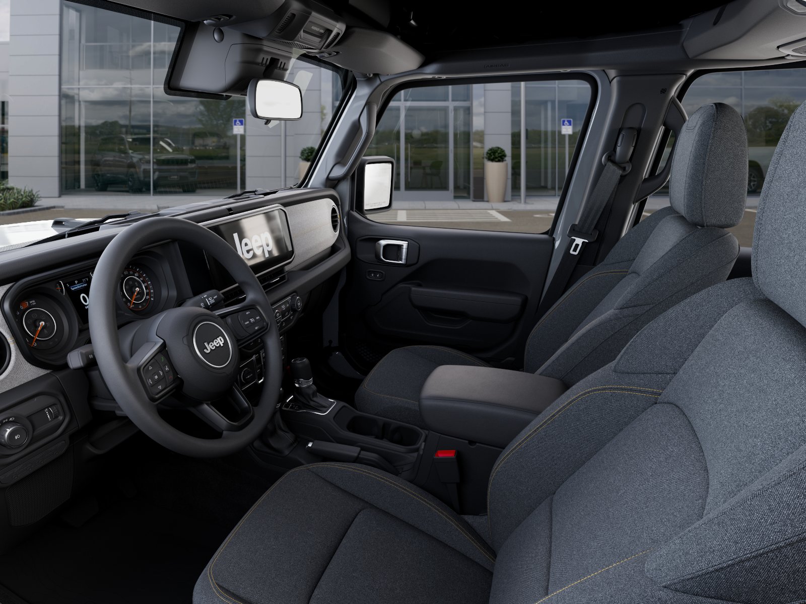 New 2026 Bright White Clearcoat Jeep Sport image 48