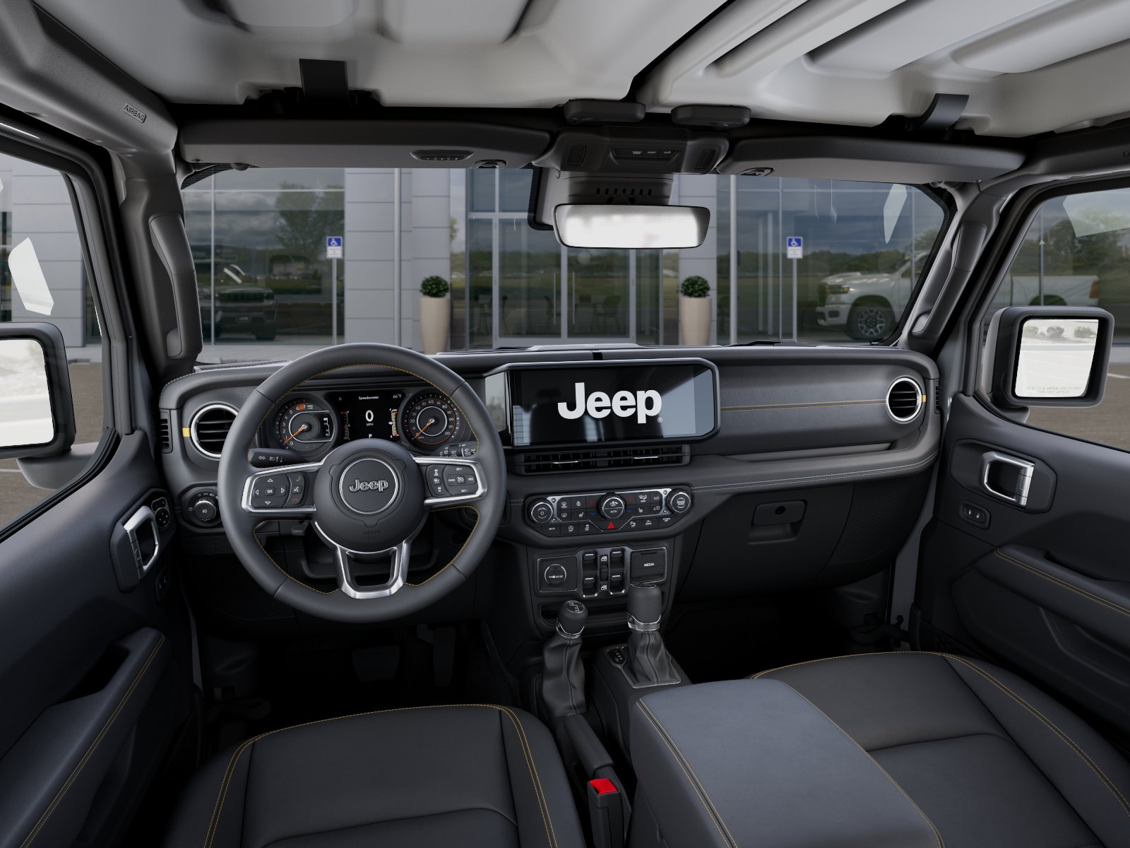 New 2026 Bright White Clearcoat Jeep Sahara image 40