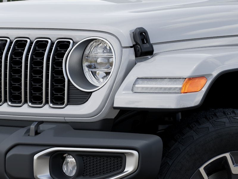 New 2026 Bright White Clear-Coat Exterior Paint Jeep WRANGLER 4-DOOR SAHARA image 110
