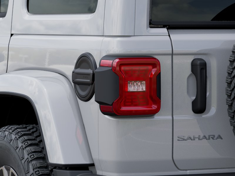 New 2026 Bright White Clear-Coat Exterior Paint Jeep WRANGLER 4-DOOR SAHARA image 109