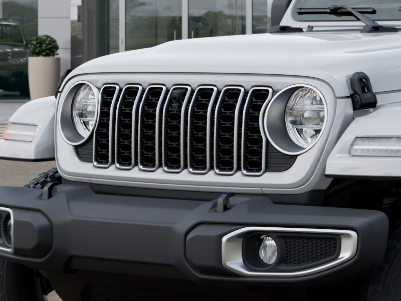 New 2026 Bright White Clear-Coat Exterior Paint Jeep WRANGLER 4-DOOR SAHARA image 111