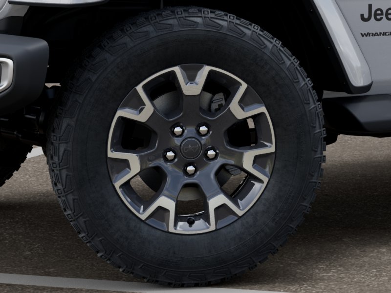 New 2026 Bright White Clear-Coat Exterior Paint Jeep WRANGLER 4-DOOR SAHARA image 108