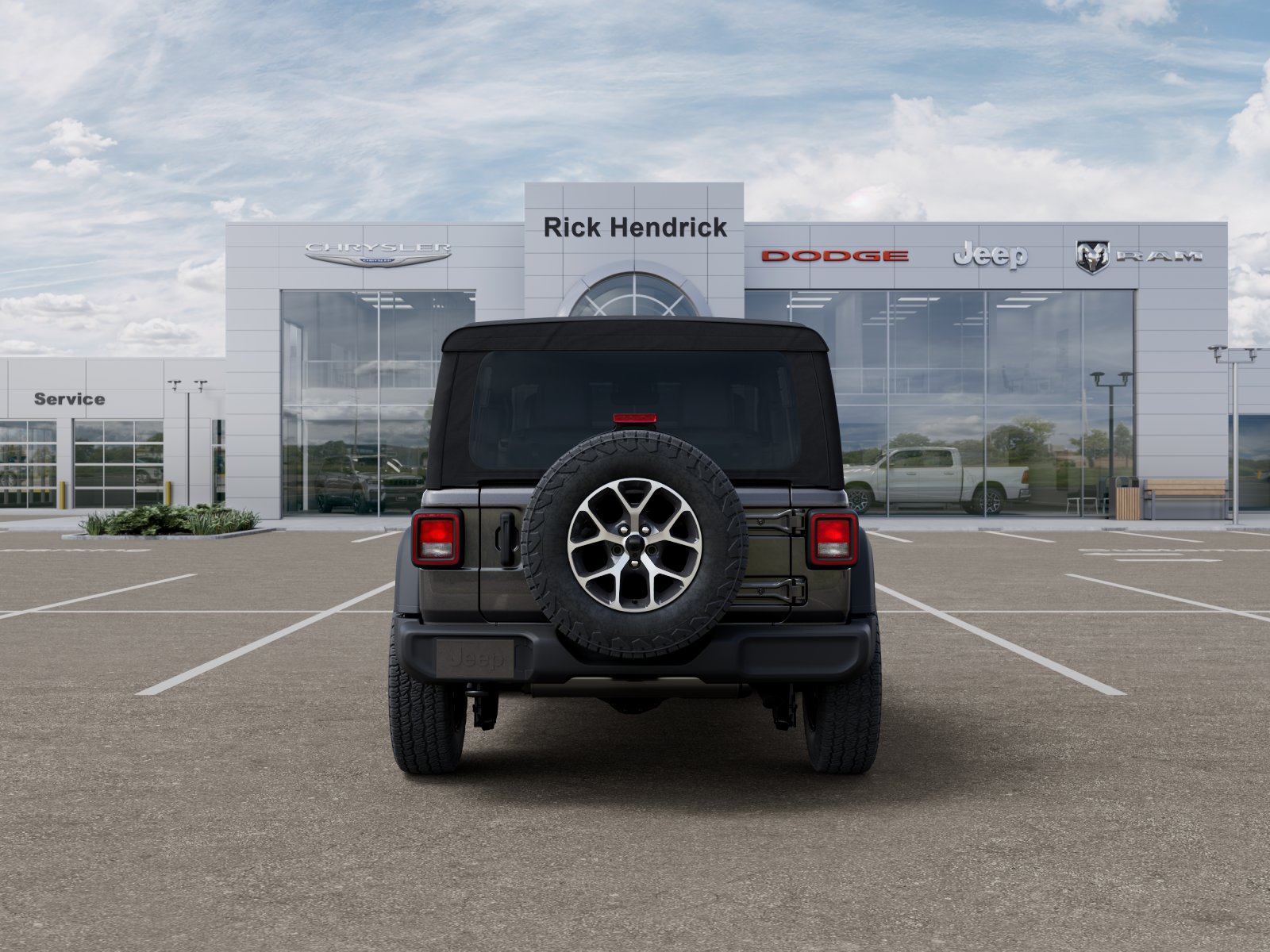 New 2026 Granite Crystal Metallic Clear-Coat Exterior Paint Jeep Sport S image 41