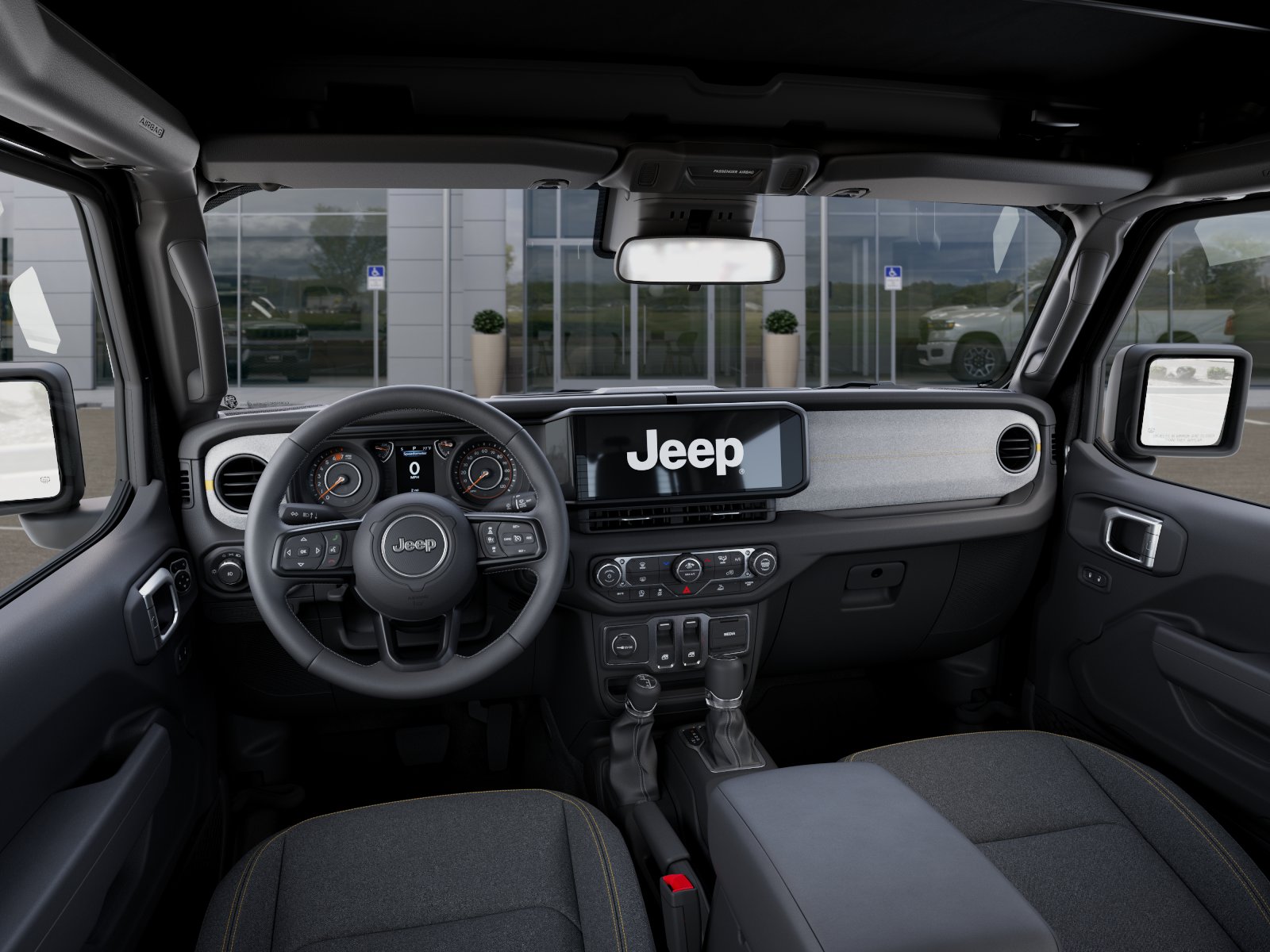New 2026 Granite Crystal Metallic Clear-Coat Exterior Paint Jeep Sport S image 48