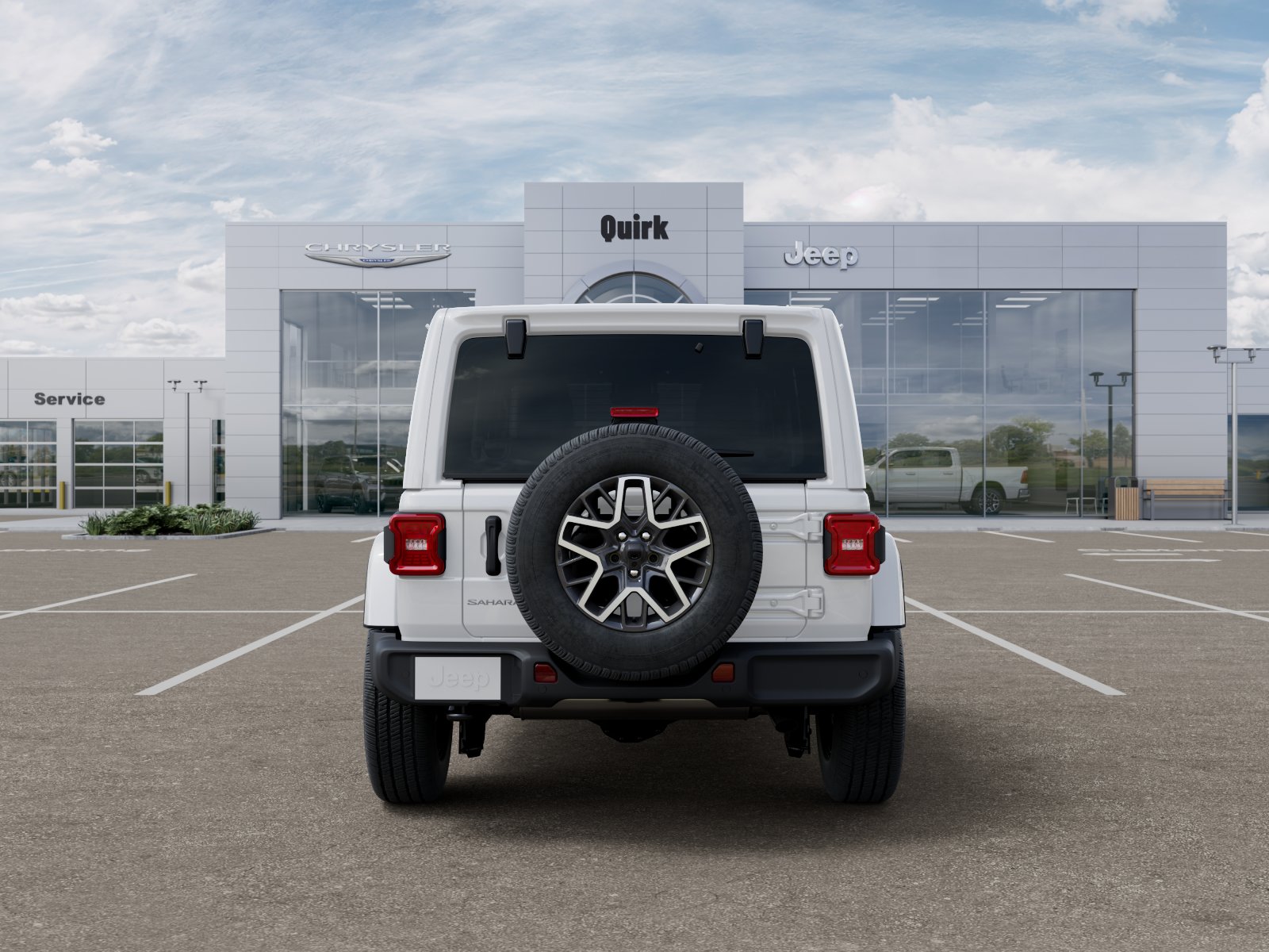 New 2026 Bright White Clearcoat Jeep Sahara image 33