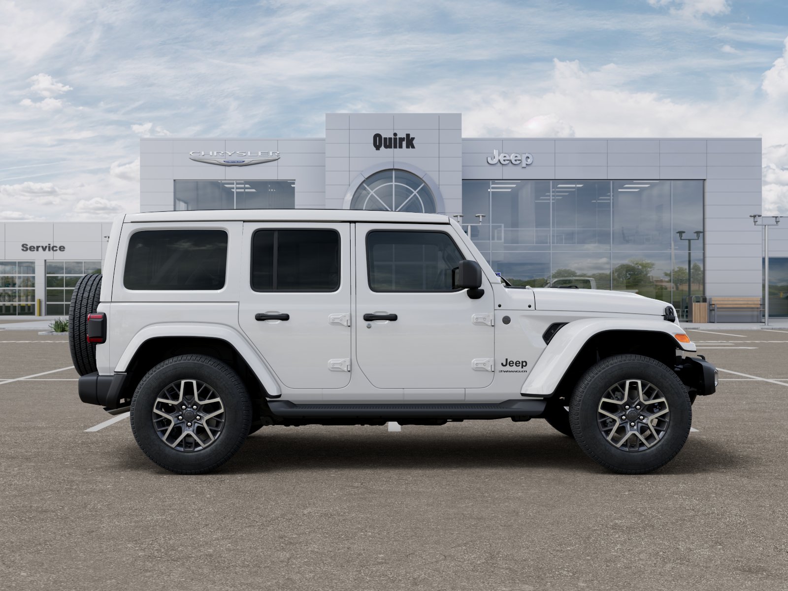New 2026 Bright White Clearcoat Jeep Sahara image 47