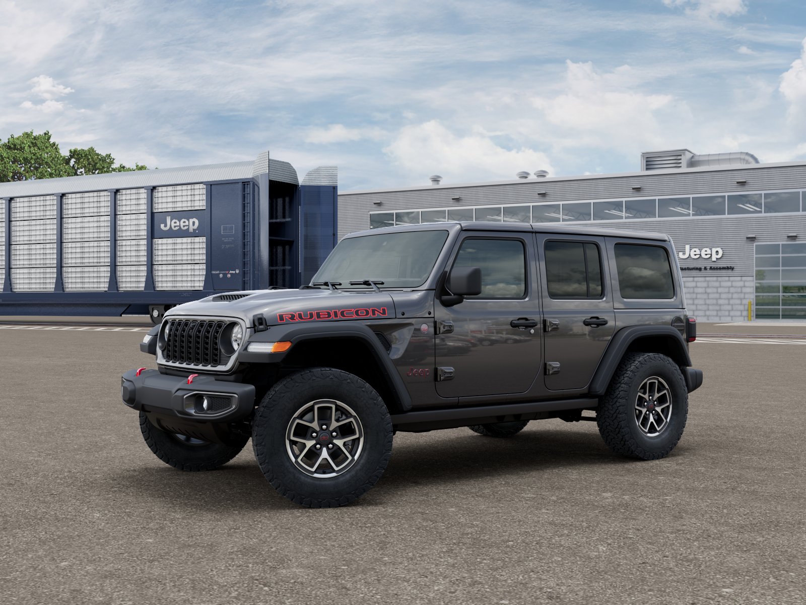 New 2026 Granite Crystal Metallic Clear-Coat Exterior Paint Jeep Rubicon image 19