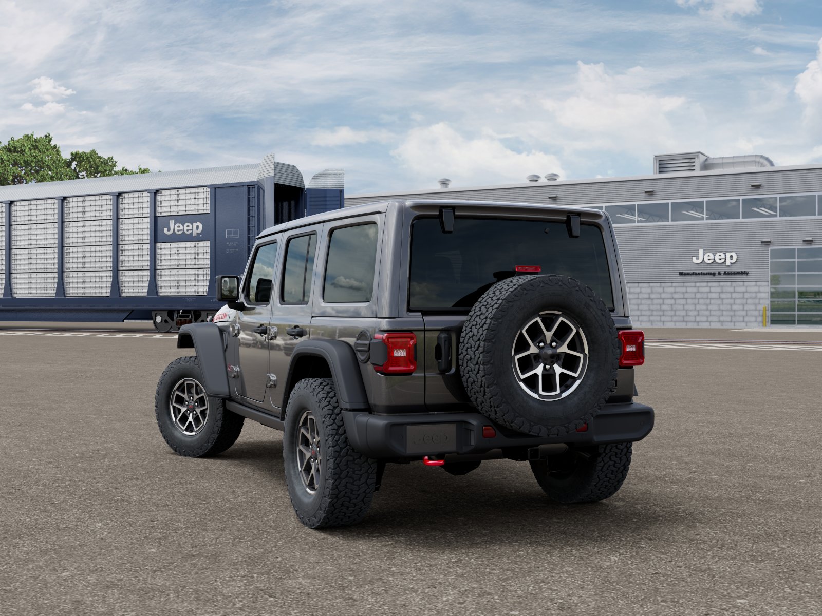 New 2026 Granite Crystal Metallic Clear-Coat Exterior Paint Jeep Rubicon image 20