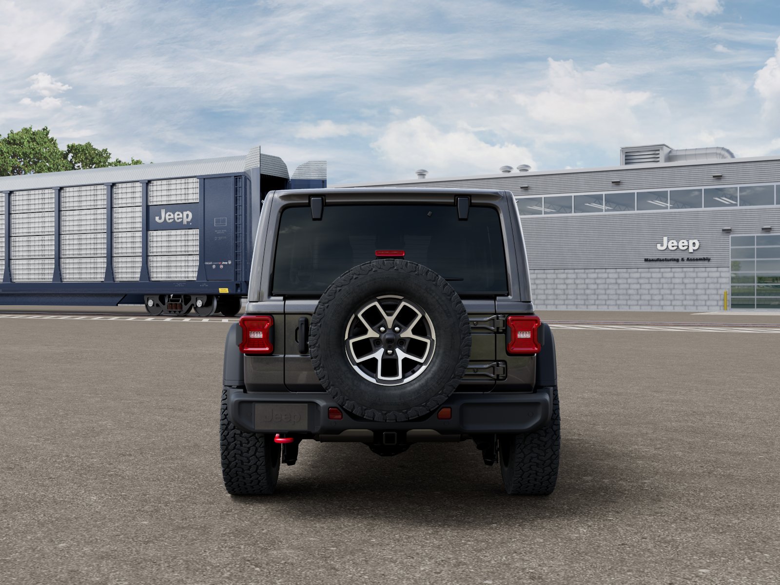 New 2026 Granite Crystal Metallic Clear-Coat Exterior Paint Jeep Rubicon image 24