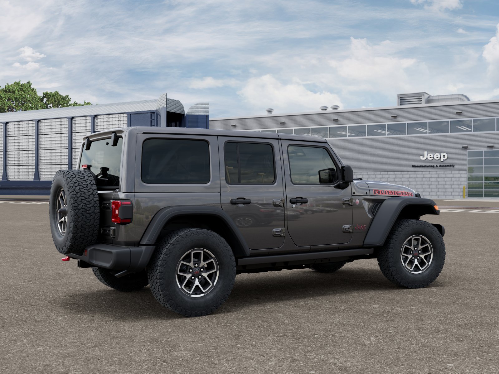 New 2026 Granite Crystal Metallic Clear-Coat Exterior Paint Jeep Rubicon image 21
