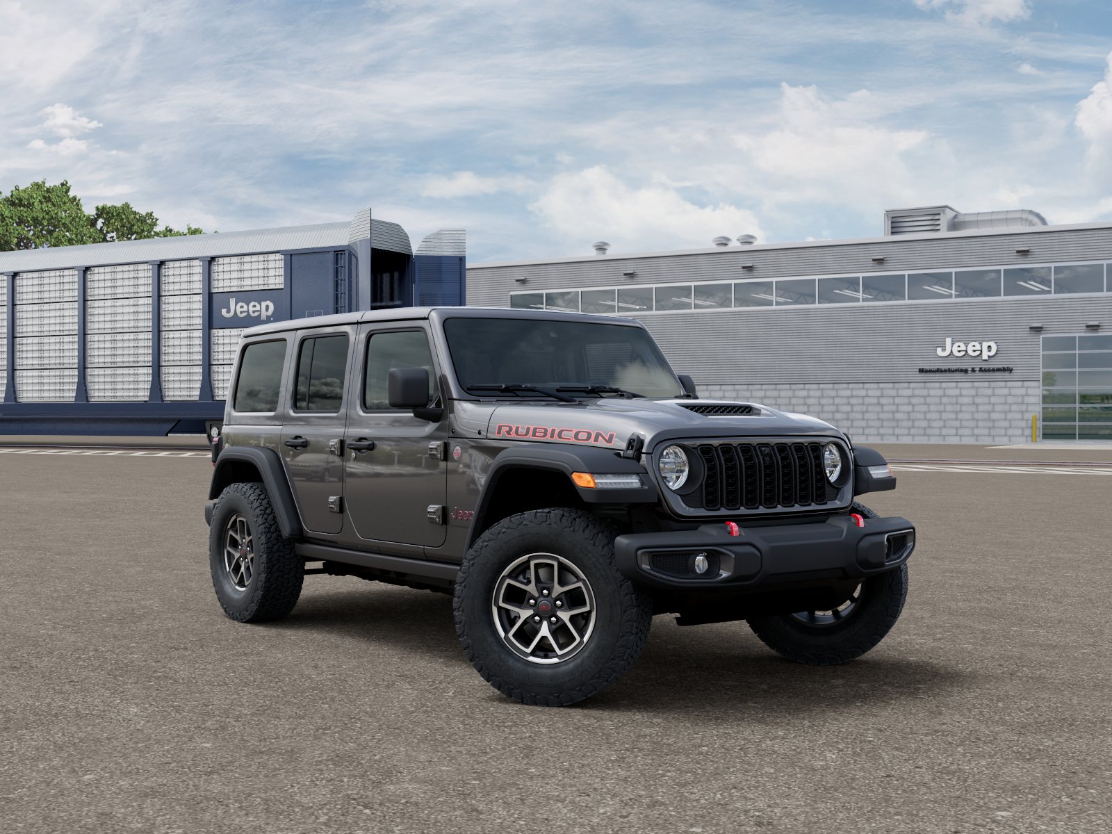 New 2026 Granite Crystal Metallic Clear-Coat Exterior Paint Jeep Rubicon image 22