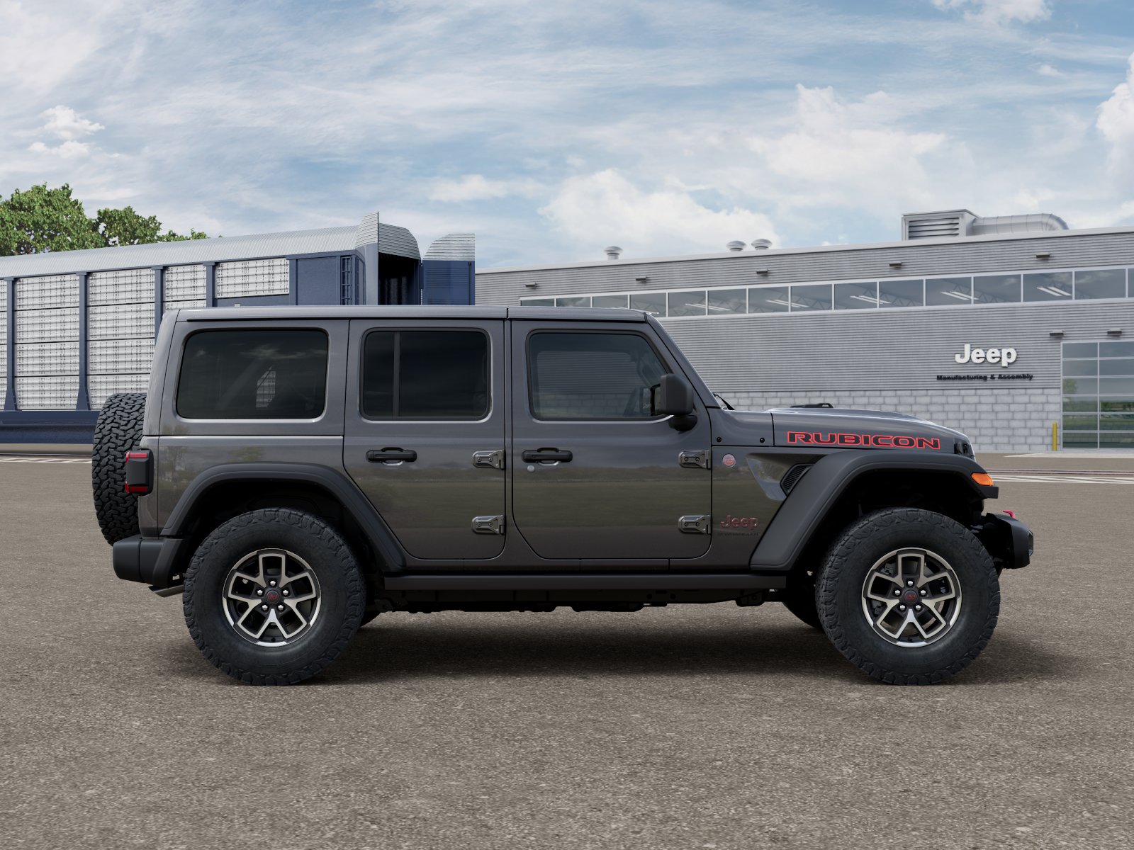 New 2026 Granite Crystal Metallic Clear-Coat Exterior Paint Jeep Rubicon image 38