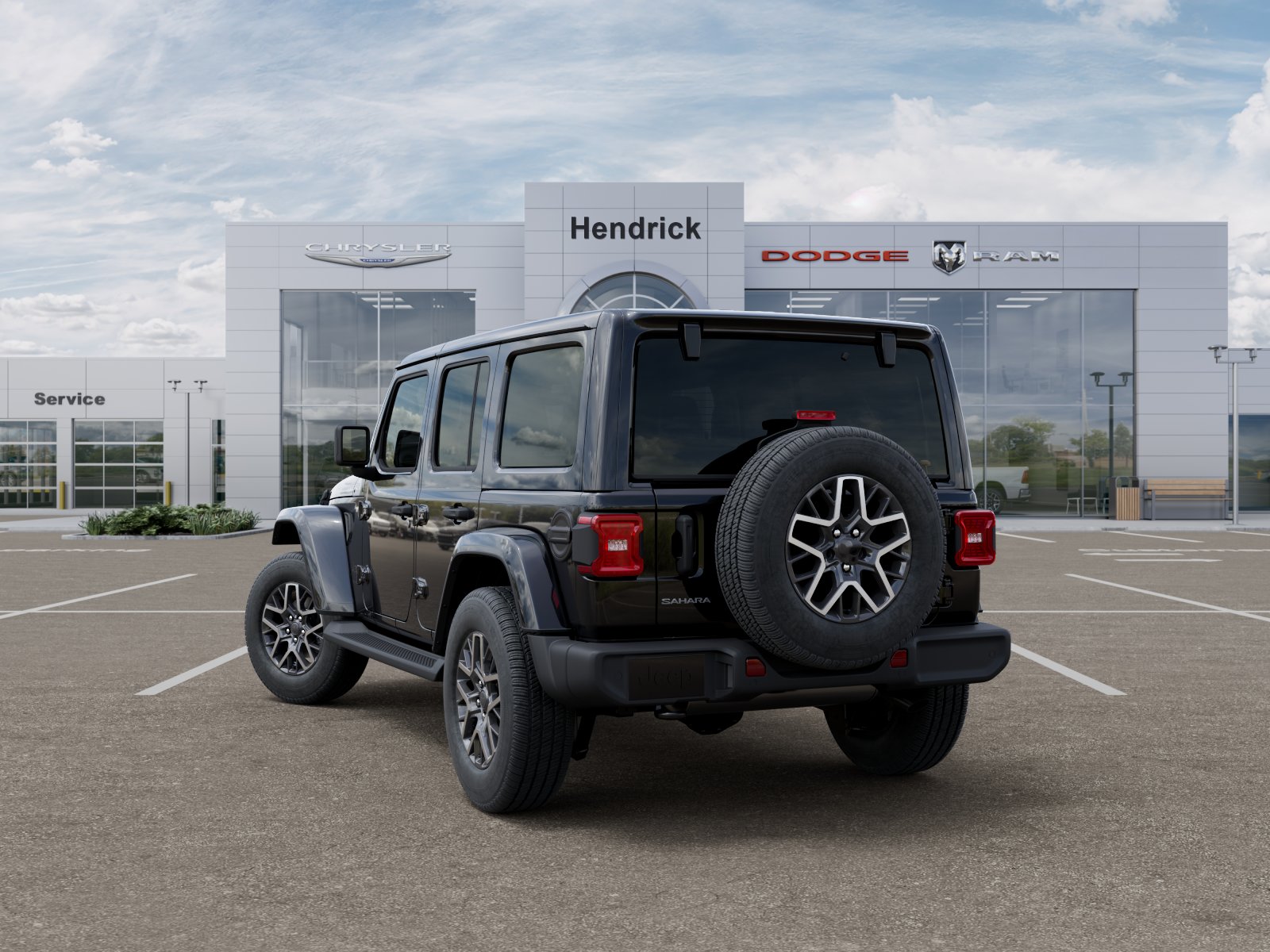 New 2026 Black Clear-Coat Exterior Paint Jeep Sahara image 66