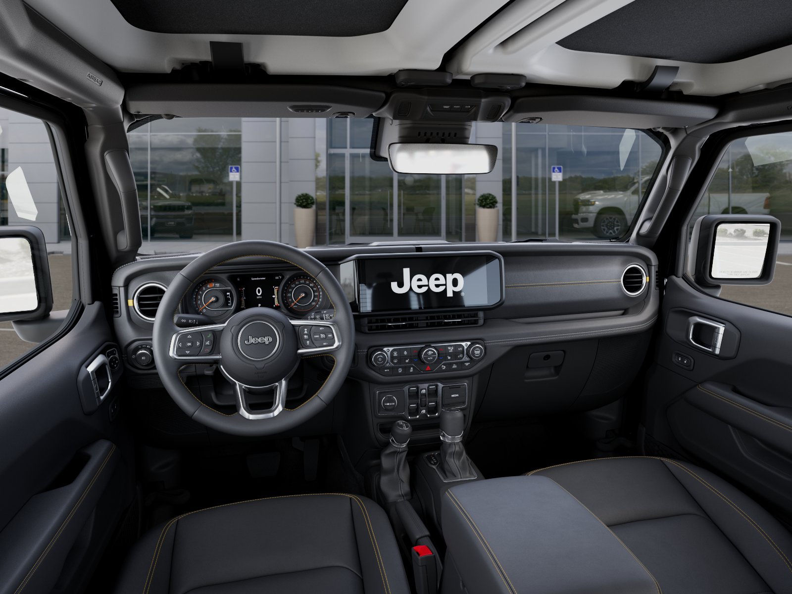 New 2026 Black Clear-Coat Exterior Paint Jeep Sahara image 76