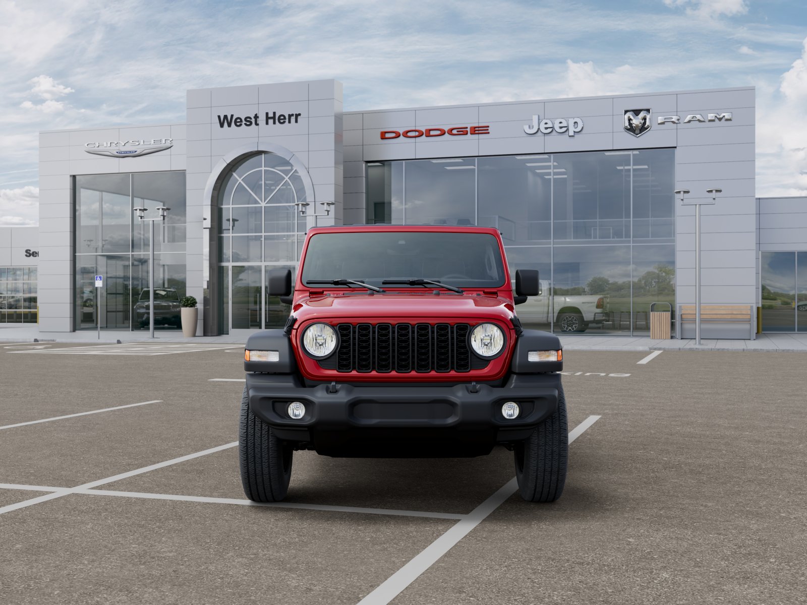 New 2026 Firecracker Red Clearcoat Jeep Sport S image 6