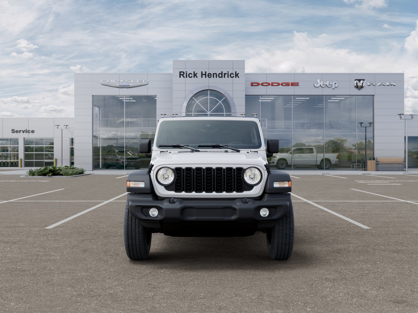 New 2026 Bright White Clear-Coat Exterior Paint Jeep Sport image 40