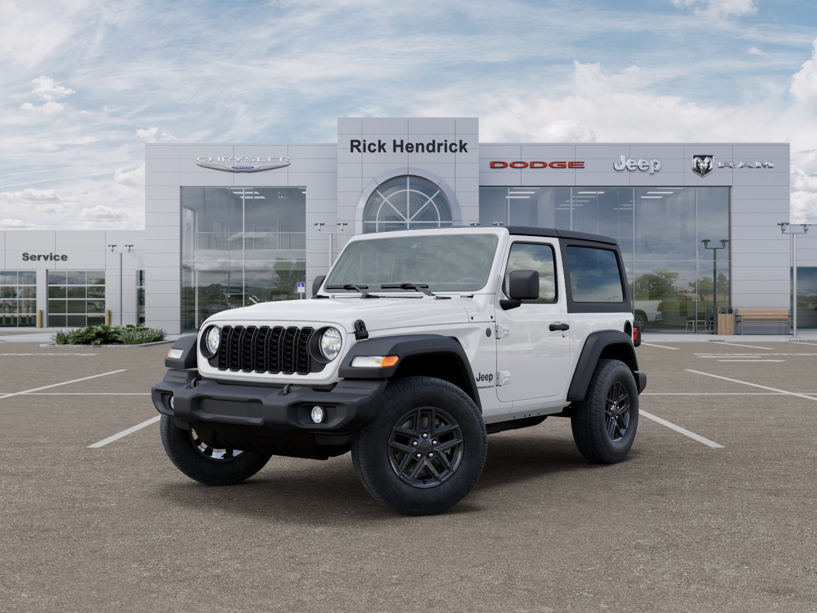 New 2026 Bright White Clear-Coat Exterior Paint Jeep Sport image 36