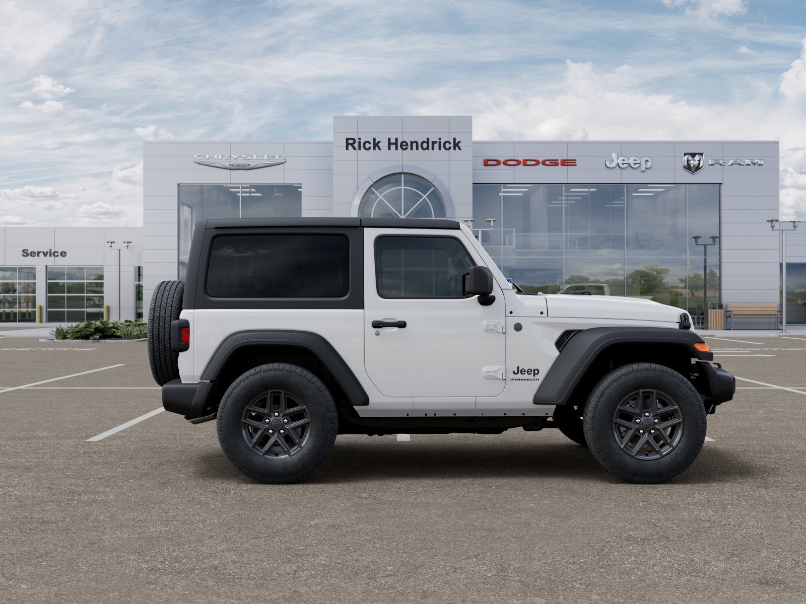 New 2026 Bright White Clear-Coat Exterior Paint Jeep Sport image 55