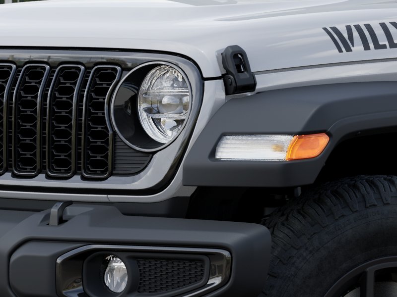 New 2026 Bright White Clear-Coat Exterior Paint Jeep WRANGLER 2-DOOR WILLYS image 110