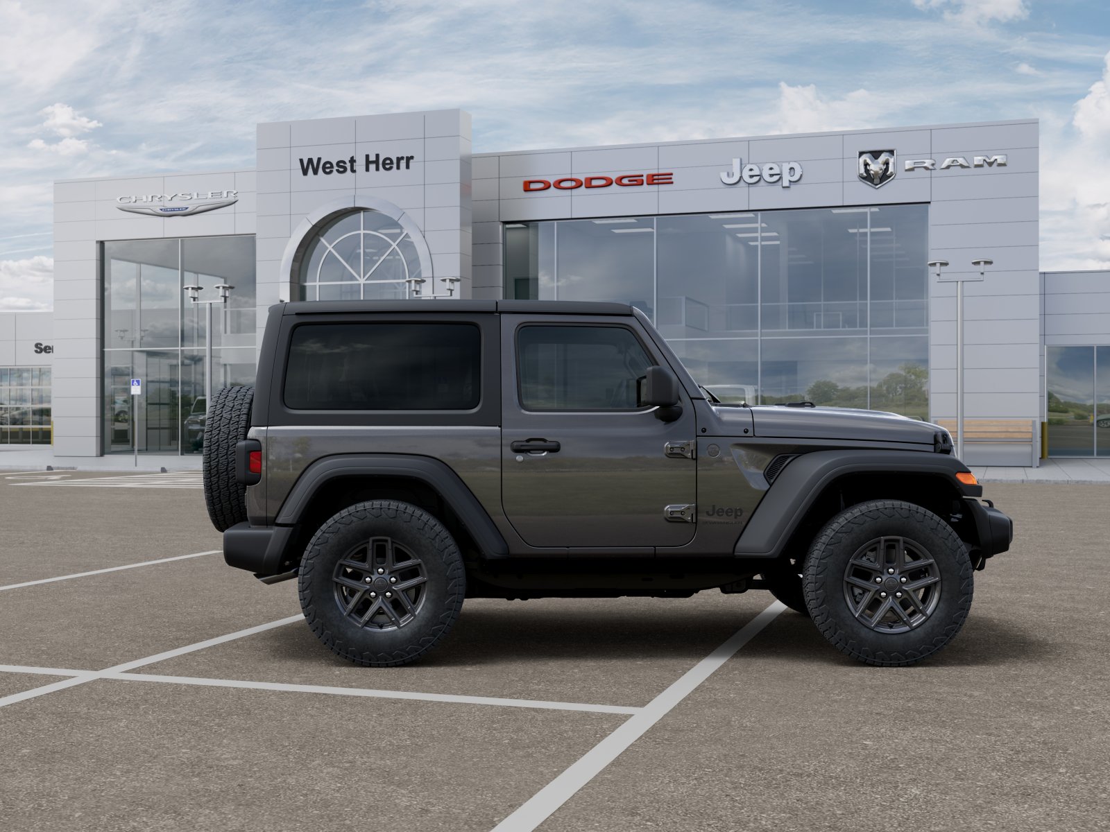 New 2026 Granite Crystal Metallic Clear-Coat Exterior Paint Jeep Sport S image 71