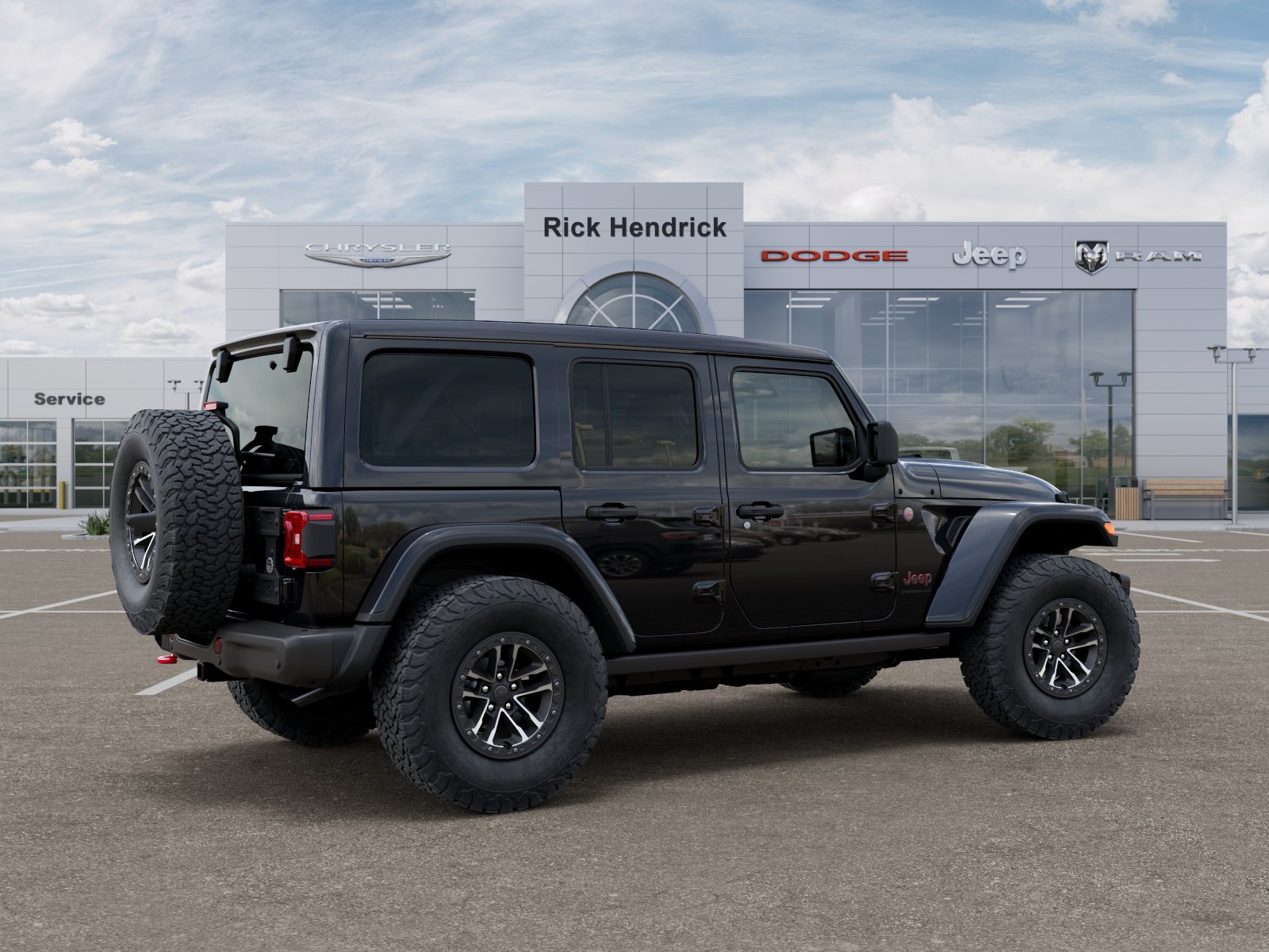 New 2026 Black Clear-Coat Exterior Paint Jeep Rubicon X image 40