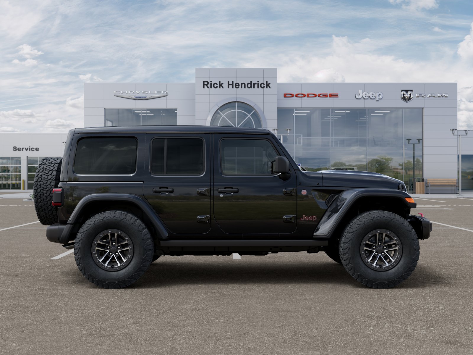 New 2026 Black Clear-Coat Exterior Paint Jeep Rubicon X image 57