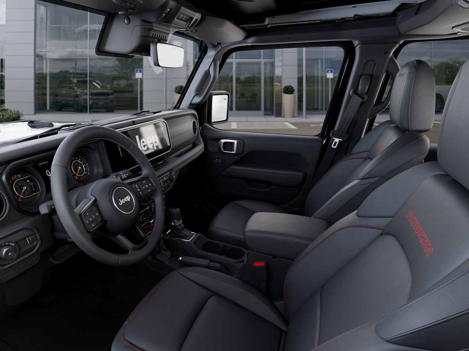 New 2026 Black Clear-Coat Exterior Paint Jeep Rubicon X image 58