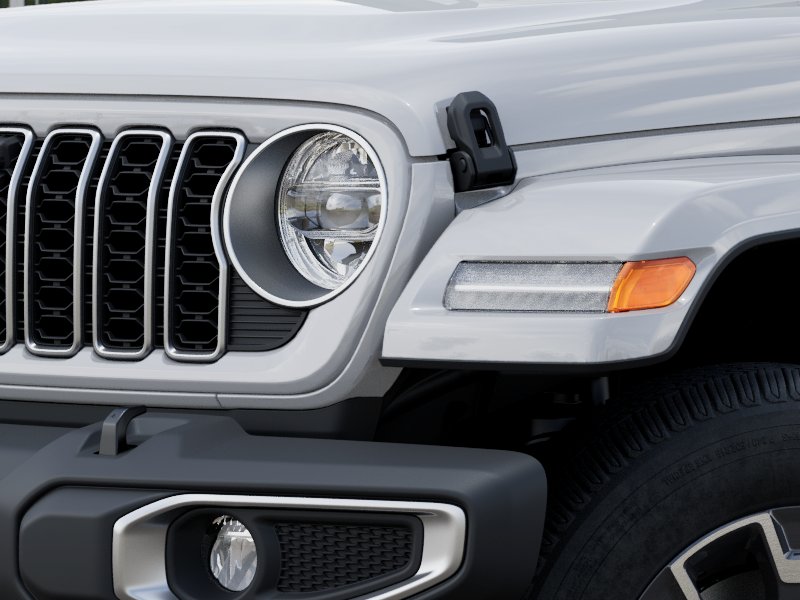 New 2026 Bright White Clear-Coat Exterior Paint Jeep WRANGLER 4-DOOR SAHARA image 110