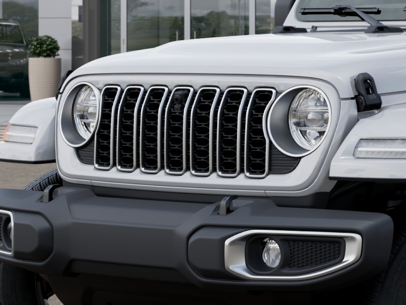 New 2026 Bright White Clear-Coat Exterior Paint Jeep WRANGLER 4-DOOR SAHARA image 111