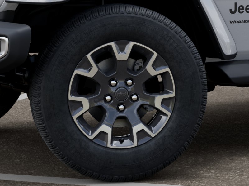 New 2026 Bright White Clear-Coat Exterior Paint Jeep WRANGLER 4-DOOR SAHARA image 108