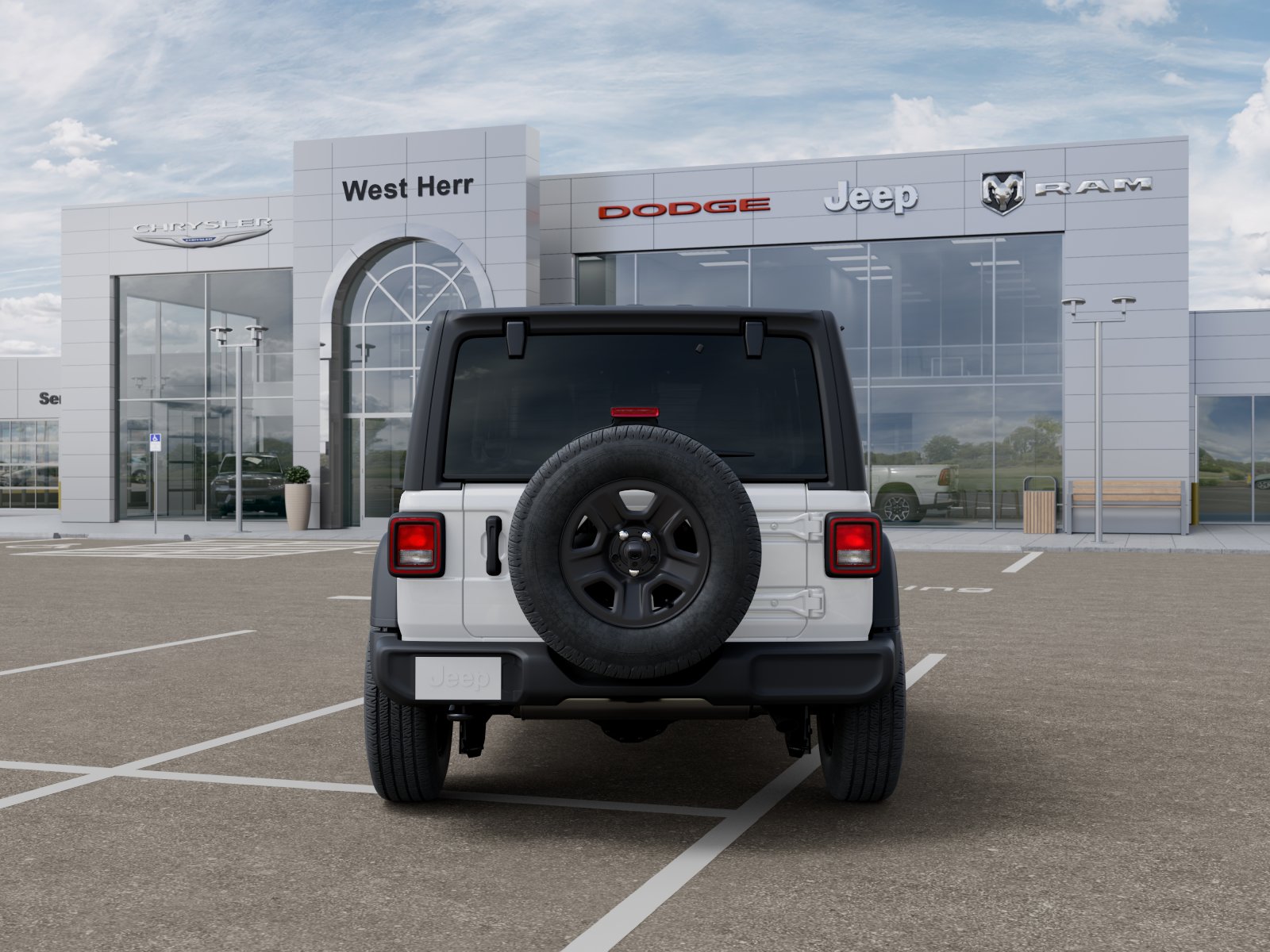 New 2026 Bright White Clearcoat Jeep Sport S image 7