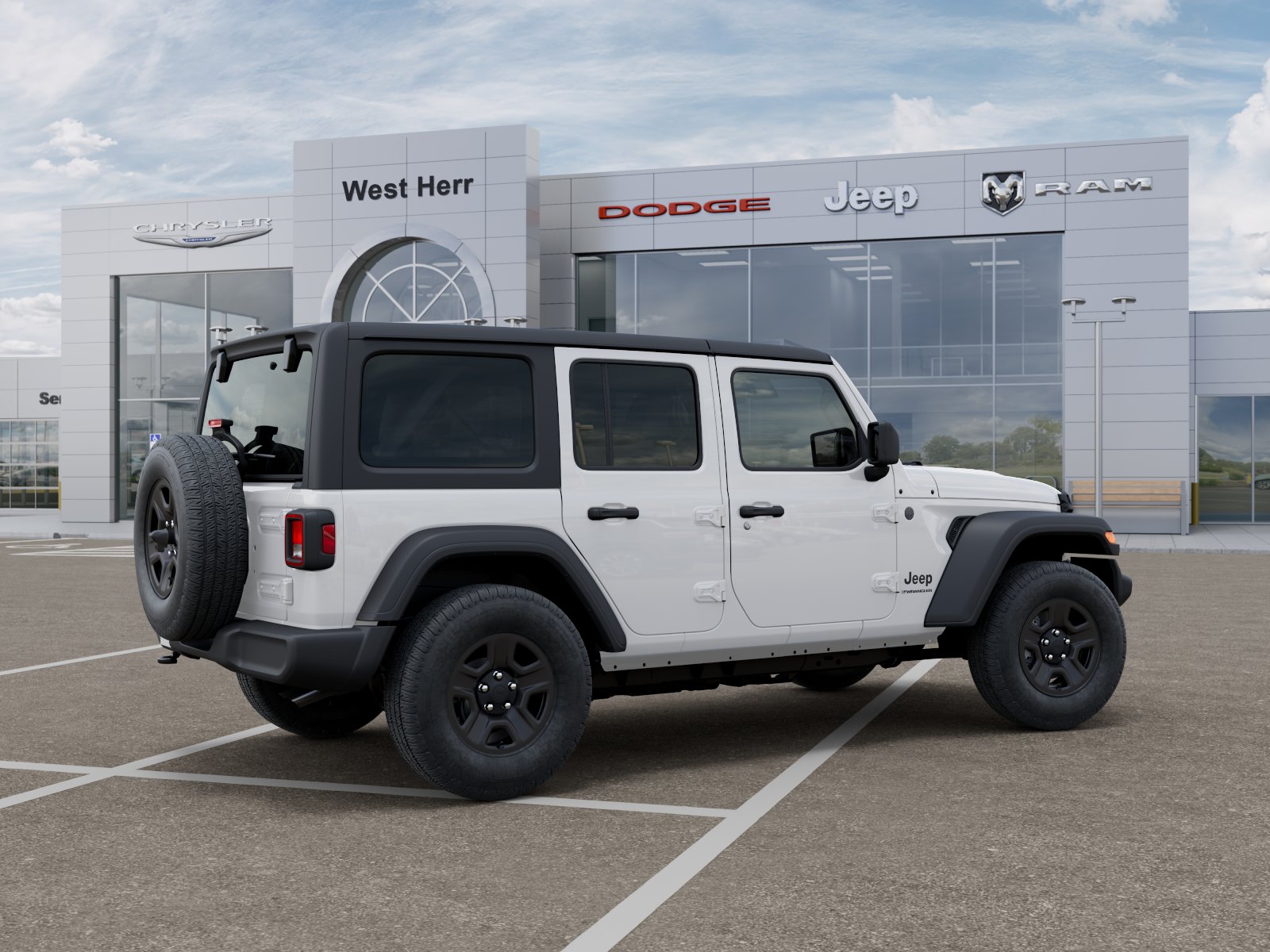 New 2026 Bright White Clearcoat Jeep Sport S image 4