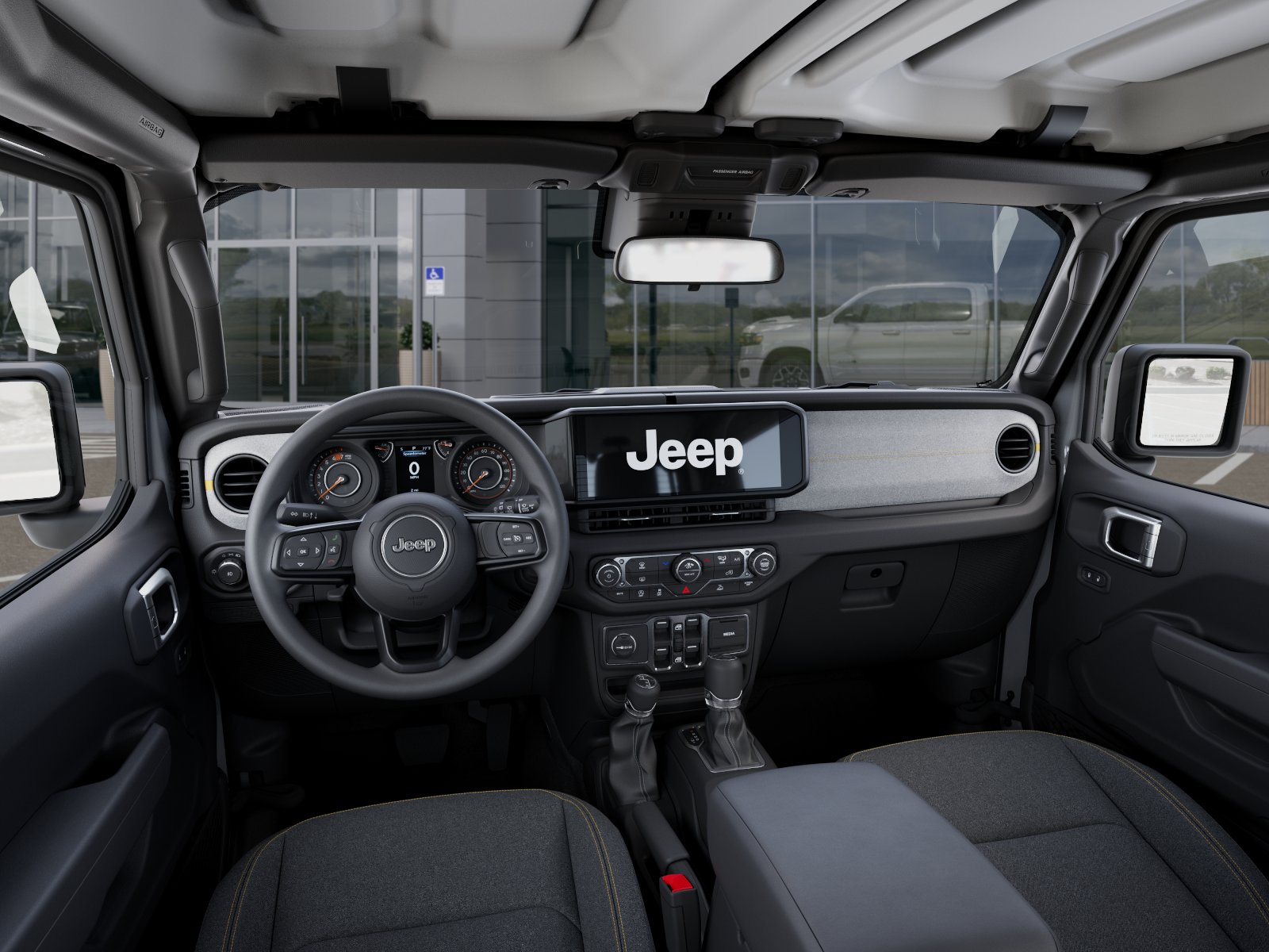New 2026 Bright White Clearcoat Jeep Sport S image 14