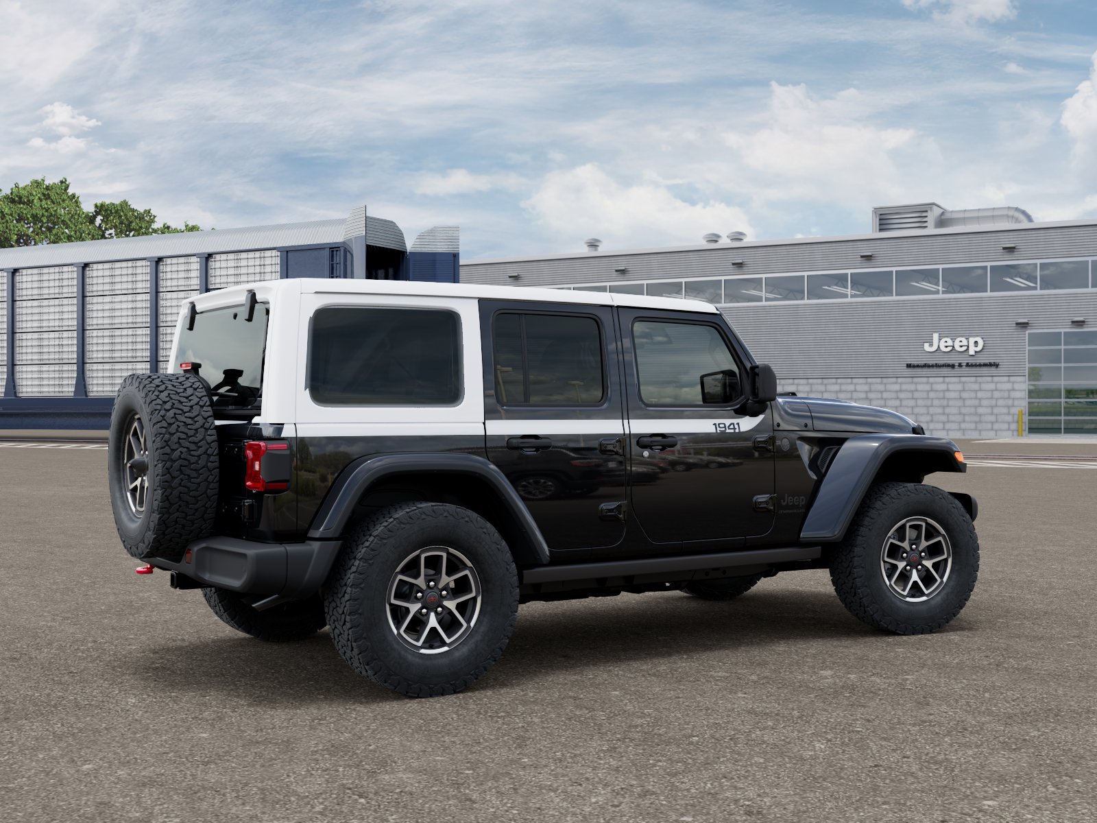 New 2026 Black Clear-Coat Exterior Paint Jeep Rubicon image 2