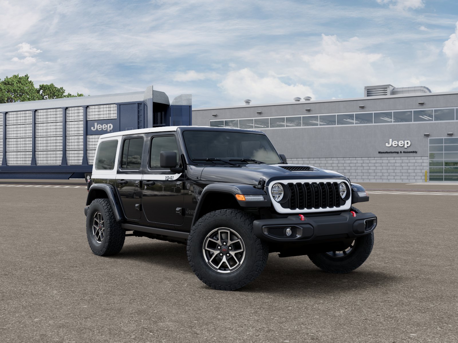 New 2026 Black Clear-Coat Exterior Paint Jeep Rubicon image 3