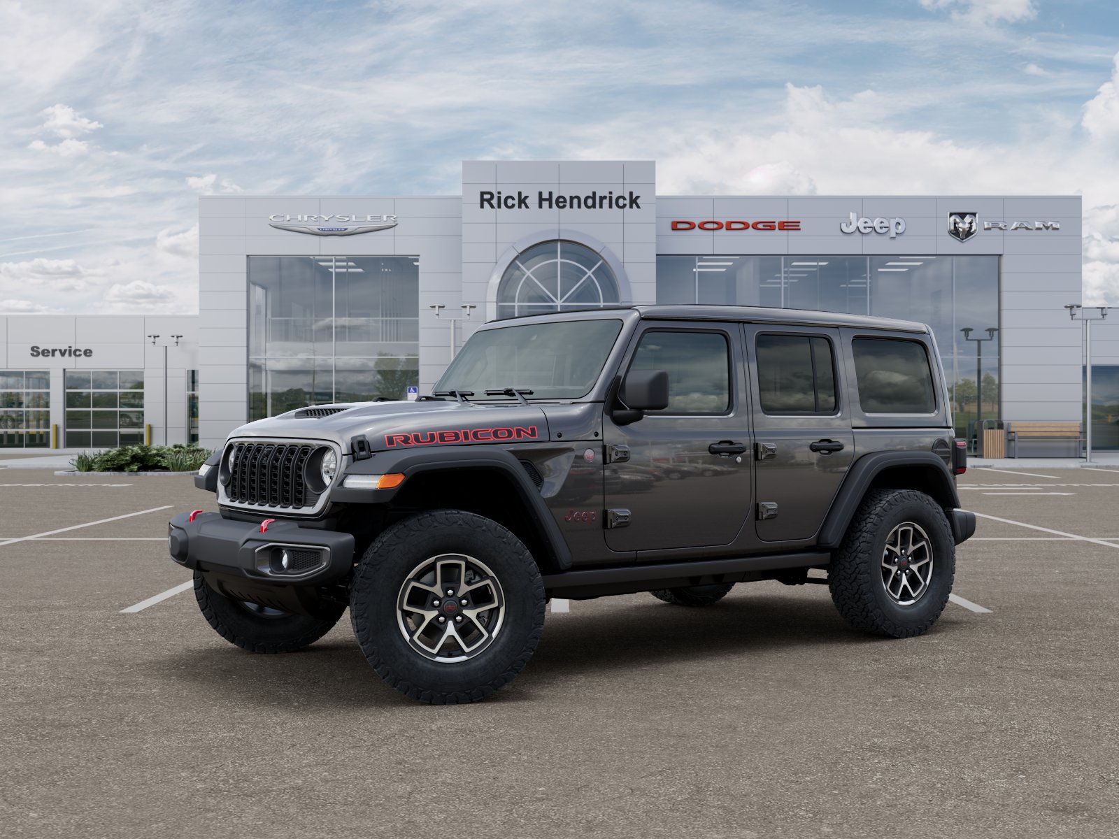 New 2026 Granite Crystal Metallic Clear-Coat Exterior Paint Jeep Rubicon image 2