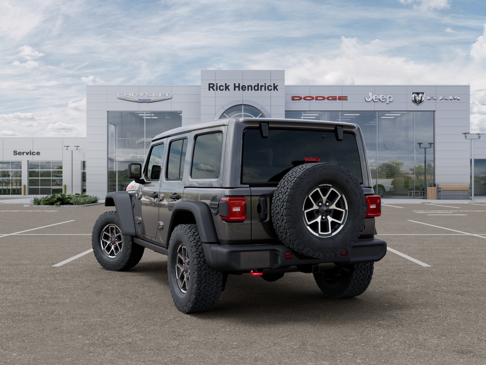 New 2026 Granite Crystal Metallic Clear-Coat Exterior Paint Jeep Rubicon image 3