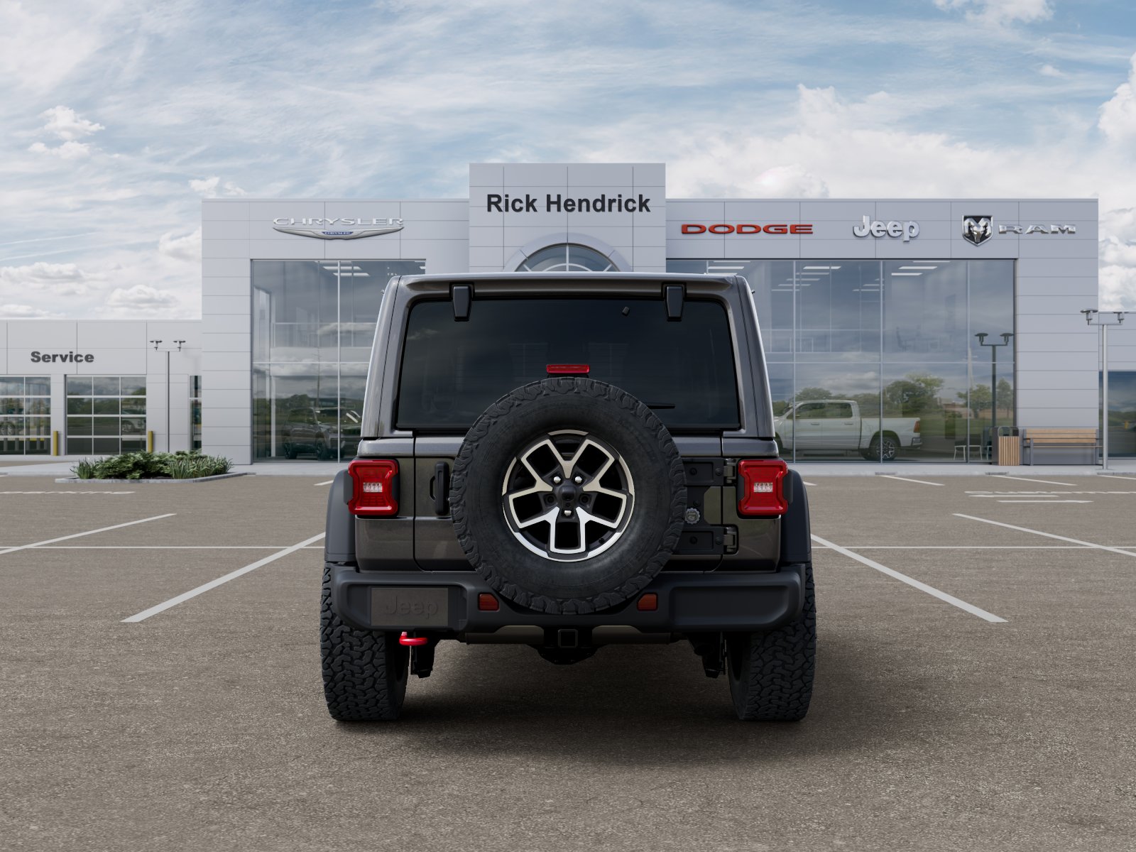 New 2026 Granite Crystal Metallic Clear-Coat Exterior Paint Jeep Rubicon image 6