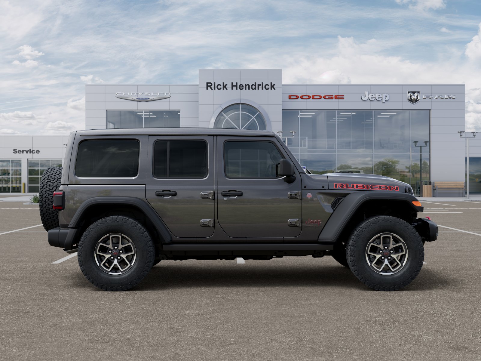 New 2026 Granite Crystal Metallic Clear-Coat Exterior Paint Jeep Rubicon image 20